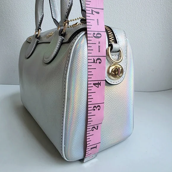 NWT Coach Holographic Mini Bennett Satchel - Picture 14 of 15